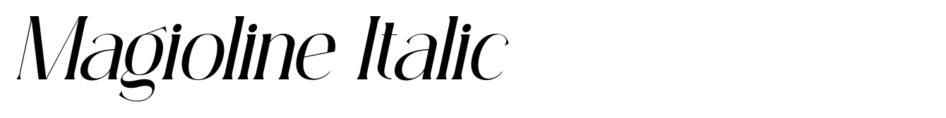Magioline Italic